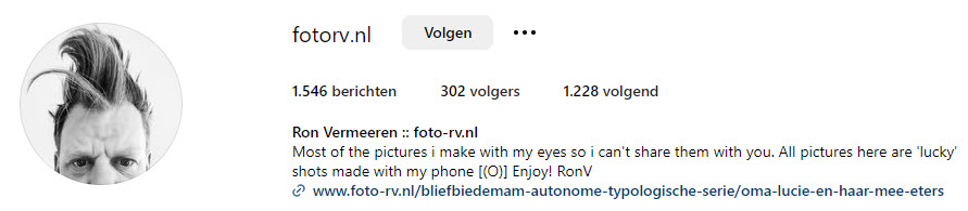 Foto-RV.nl Instagram profiel