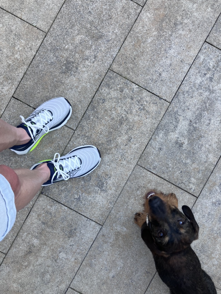 Blij met mijn nieuwe schoenen
